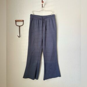 Dark Grey Wide-Leg Sweatpants